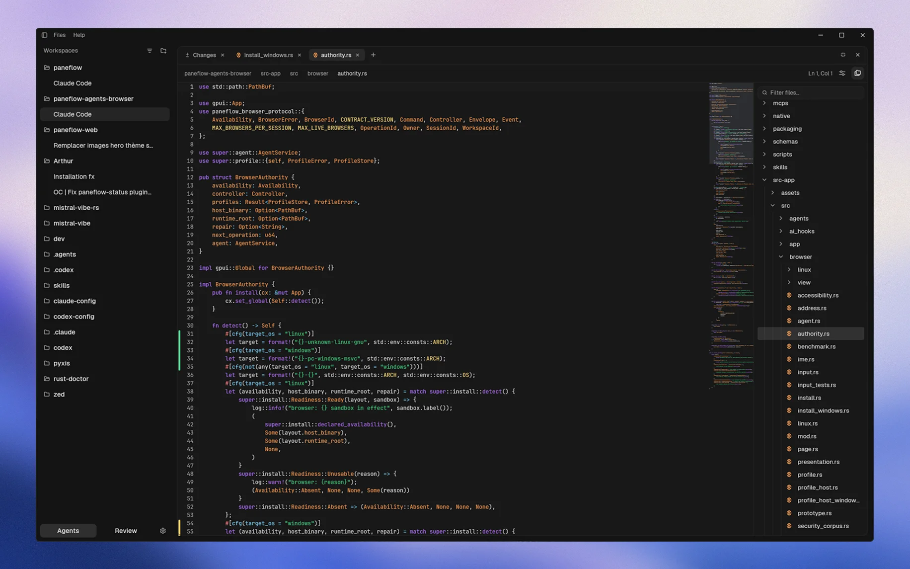 Paneflow - コードエージェント向けのネイティブなターミナル